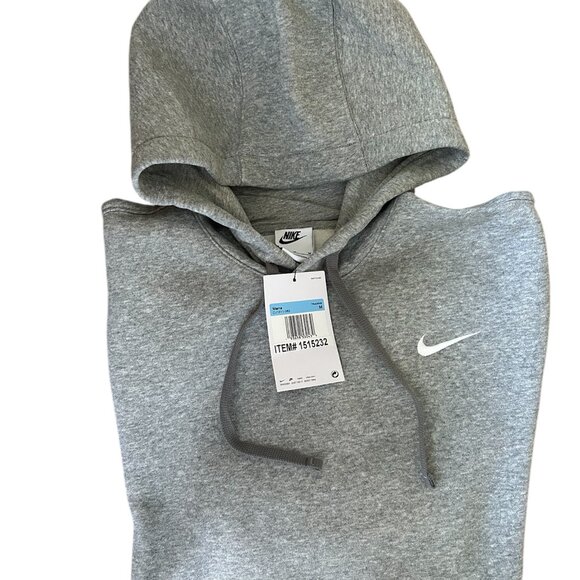 Nike Men's Sportswear Club Pullover Hoodie CJ1611-063 Gray Size M - Picture 7 of 10